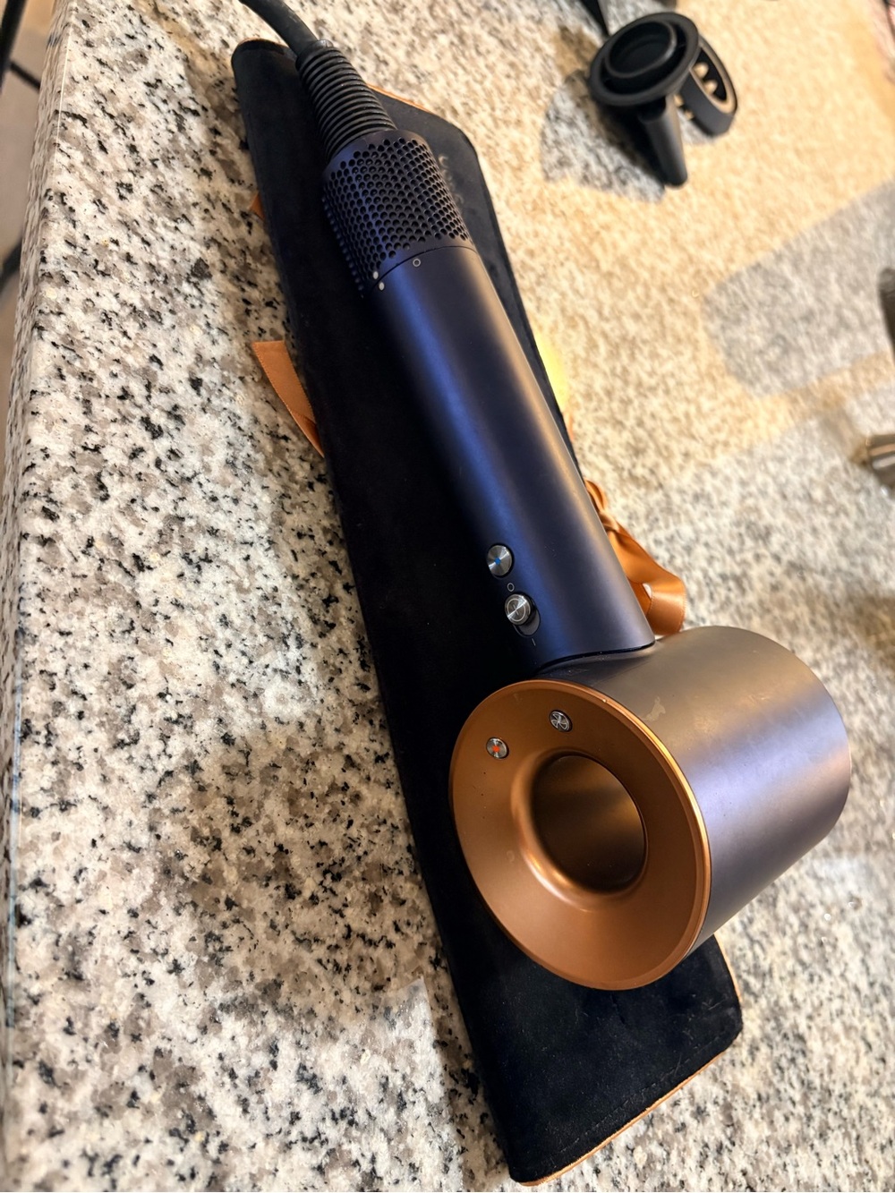 Dyson Hair Dryer in Purple and Gold